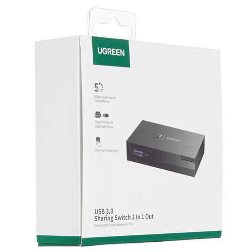 Купить USB переключатель Ugreen 15149  5600537. Характеристики, отзывы и цены в Донецке