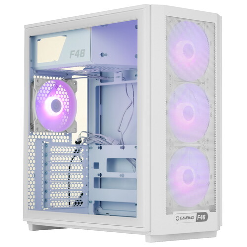 Купить Корпус GameMax F46 WH  белый  9220675. Характеристики, отзывы и цены в Донецке