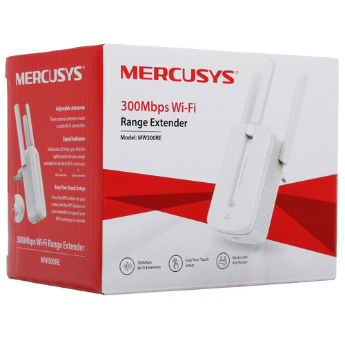 Купить Усилитель беспроводного сигнала Mercusys MW300RE v3  1315881. Характеристики, отзывы и цены в Донецке