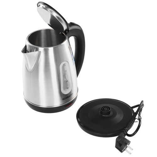 Купить Электрочайник Scarlett SC-EK21S36 серебристый  9136198. Характеристики, отзывы и цены в Донецке
