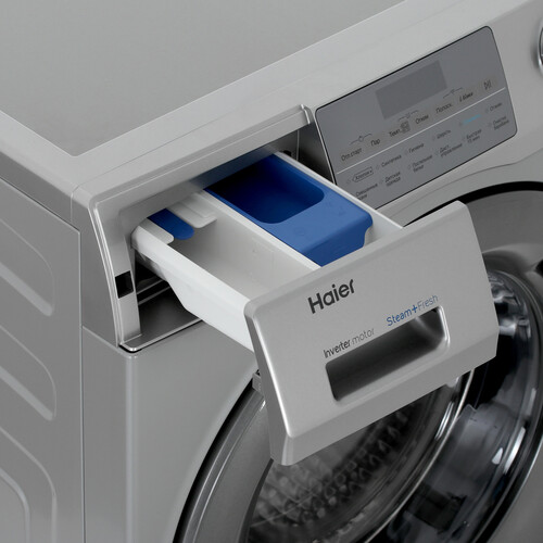 Купить Стиральная машина Haier HW70-BP12959BSE серебристый  9189734. Характеристики, отзывы и цены в Донецке