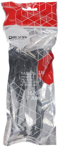 Купить Кабель питания DEXP CEE 7/7 - IEC 320 C13  1116218. Характеристики, отзывы и цены в Донецке