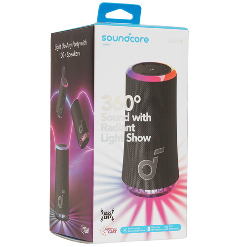 Купить Портативная колонка Anker Soundcore Glow, черный  5458945. Характеристики, отзывы и цены в Донецке