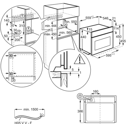 Купить Электрический духовой шкаф Electrolux EVL6E46X черный  9112516. Характеристики, отзывы и цены в Донецке