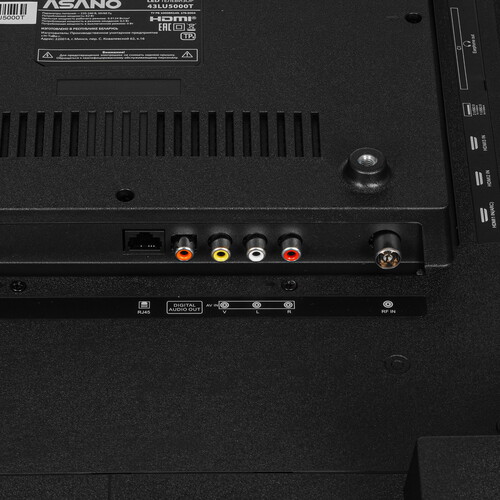 Купить 43" (108 см) Телевизор Asano 43LU5000T черный  9184576. Характеристики, отзывы и цены в Донецке