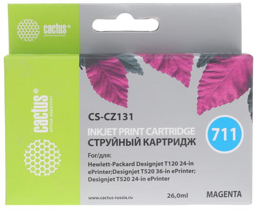 Купить Картридж Cactus CS-CZ131 пурпурный  7942686. Характеристики, отзывы и цены в Донецке