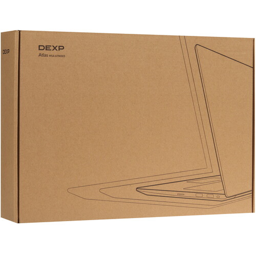 Купить 16" Ноутбук DEXP Atlas M16-A7W303 серый  5429714. Характеристики, отзывы и цены в Донецке