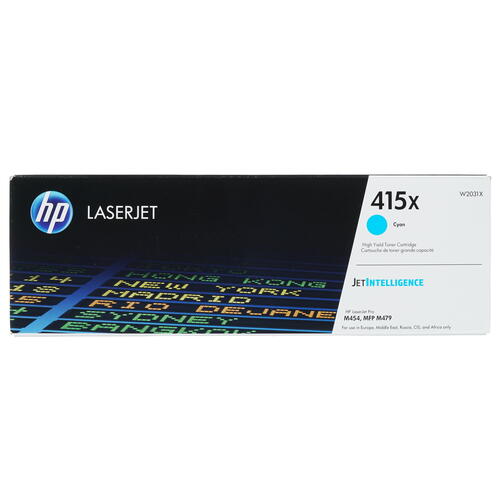 Купить Картридж лазерный HP 415X (W2031X) голубой  1381743. Характеристики, отзывы и цены в Донецке