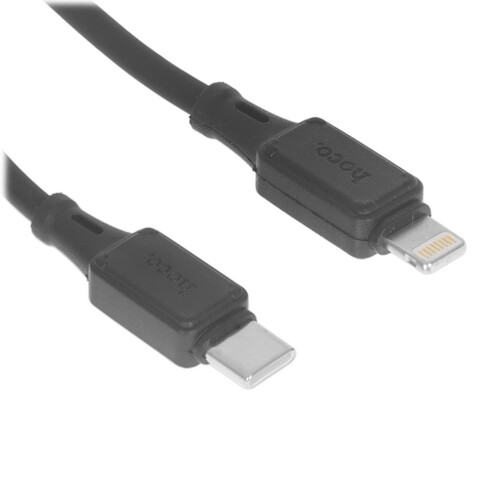 Купить Кабель круглый Hoco Lightning 8-pin - USB Type-C черный 1 м  9244486. Характеристики, отзывы и цены в Донецке