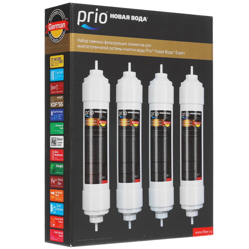 Купить Комплект картриджей Prio Новая вода K687  1114343. Характеристики, отзывы и цены в Донецке