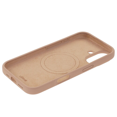 Купить Накладка  uBear Touch Mag Case для Apple iPhone 16 бежевый  5474347. Характеристики, отзывы и цены в Донецке