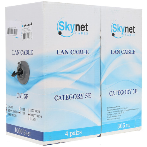 Купить Витая пара SkyNet Standard CSS-FTP-4-CU-OUT  1236994. Характеристики, отзывы и цены в Донецке
