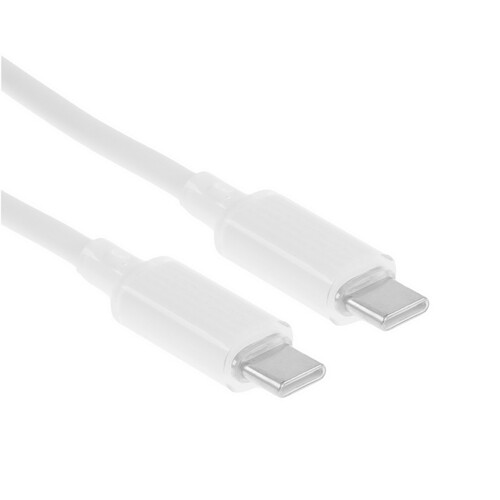 Купить Кабель круглый Borofone USB Type-C - USB Type-C белый 1 м  9238050. Характеристики, отзывы и цены в Донецке