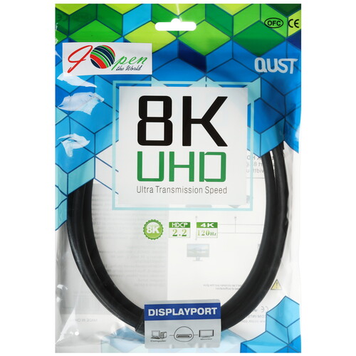 Купить Кабель  iOpen DisplayPort - DisplayPort, 1.5 м  9174933. Характеристики, отзывы и цены в Донецке