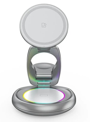 Купить Беспроводное зарядное устройство Global Tech LFX-208 серый  9258563. Характеристики, отзывы и цены в Донецке