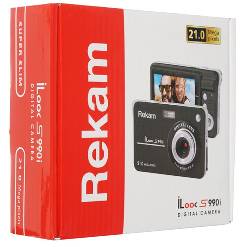 Купить Компактный фотоаппарат Rekam iLook S990i черный  1690128. Характеристики, отзывы и цены в Донецке