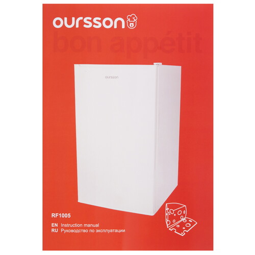 Купить Холодильник компактный   Oursson RF1005/WH белый  9311886. Характеристики, отзывы и цены в Донецке