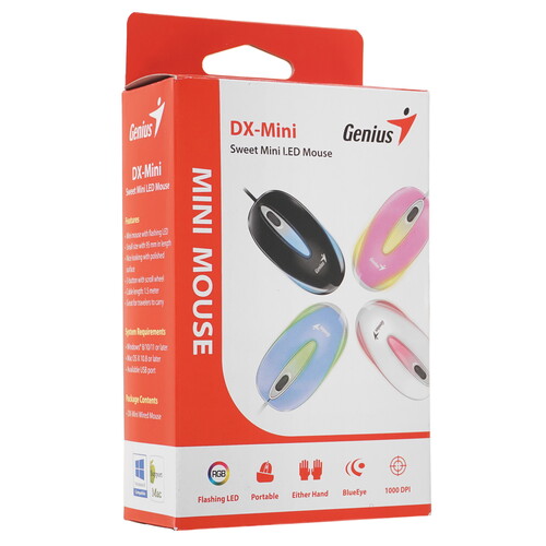 Купить Мышь проводная Genius DX-Mini  9140243. Характеристики, отзывы и цены в Донецке