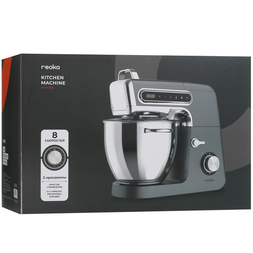 Купить Кухонная машина Reoka RKKM-D1881 серый  9990922. Характеристики, отзывы и цены в Донецке