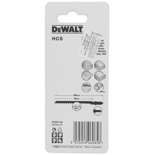 Купить Пилка для лобзика DeWalt DT2077  5303399. Характеристики, отзывы и цены в Донецке