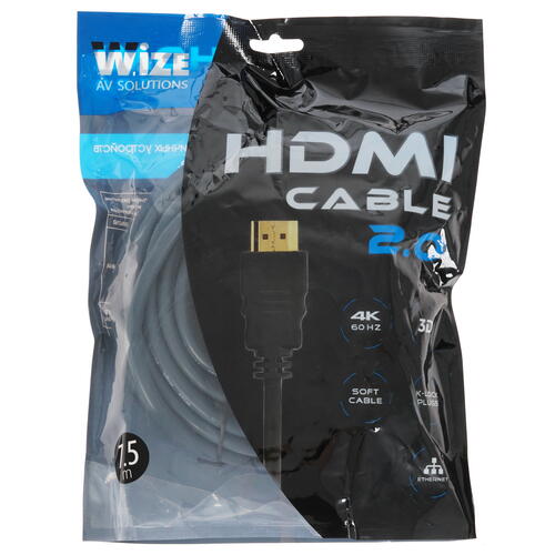 Купить Кабель  Wize HDMI - HDMI, 7.5 м  4848696. Характеристики, отзывы и цены в Донецке