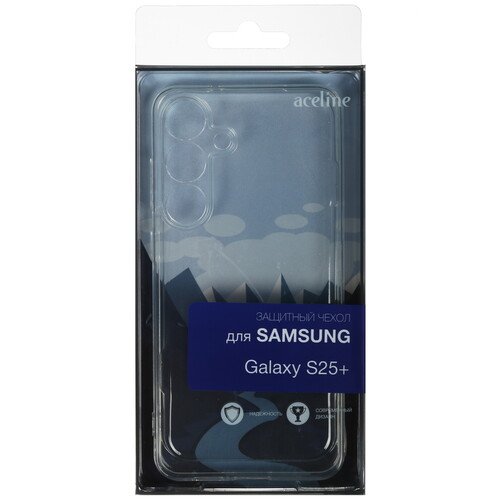 Купить Накладка  Aceline Silicone для Samsung Galaxy S25+ прозрачный  9195442. Характеристики, отзывы и цены в Донецке