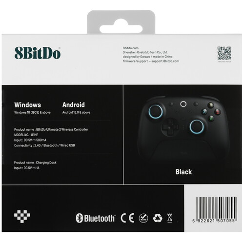 Купить Геймпад беспроводной 8BitDo Ultimate 2 черный  5629153. Характеристики, отзывы и цены в Донецке