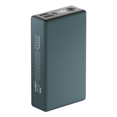 Купить Портативный аккумулятор Olmio QX-20 зеленый  5413187. Характеристики, отзывы и цены в Донецке
