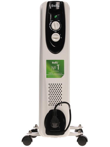 Купить Масляный обогреватель Ballu BOH/CL-09WRN белый  6626624. Характеристики, отзывы и цены в Донецке
