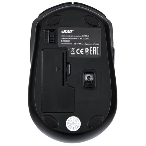 Купить Мышь беспроводная Acer OMR040  черный  4707632. Характеристики, отзывы и цены в Донецке