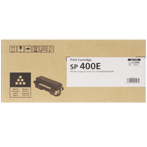 Купить Картридж лазерный Ricoh SP 400E черный, с чипом  1327125. Характеристики, отзывы и цены в Донецке