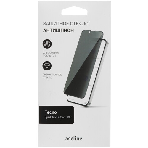 Купить Защитное стекло Aceline для экрана Tecno SPARK GO 1/ SPARK 30C  5488415. Характеристики, отзывы и цены в Донецке