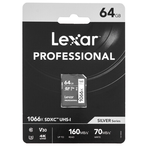 Купить Карта памяти Lexar SDXC 64 ГБ [LSD1066064G-BNNNG]  5456344. Характеристики, отзывы и цены в Донецке