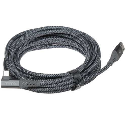 Купить VR кабель Deppa USB-A - USB-C серый  5614386. Характеристики, отзывы и цены в Донецке
