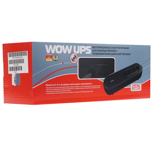 Купить ИБП Powercom WOW-1000U  0107640. Характеристики, отзывы и цены в Донецке