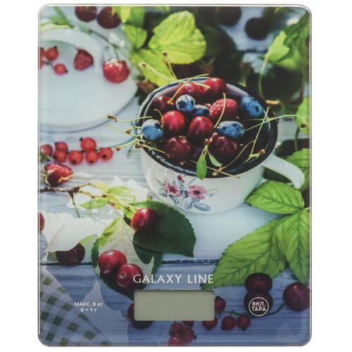 Купить Кухонные весы Galaxy LINE GL 2818 белый  9061365. Характеристики, отзывы и цены в Донецке
