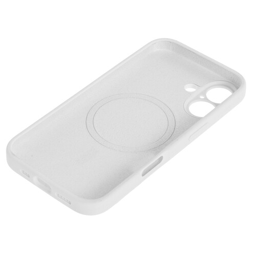 Купить Накладка  Zibelino Soft Case для Apple iPhone 16 белый  9274575. Характеристики, отзывы и цены в Донецке