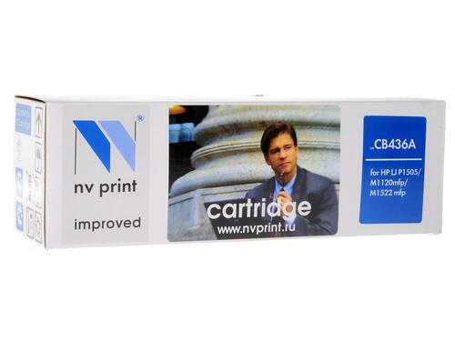 Купить Картридж лазерный NV Print CB436A черный, с чипом  0129799. Характеристики, отзывы и цены в Донецке