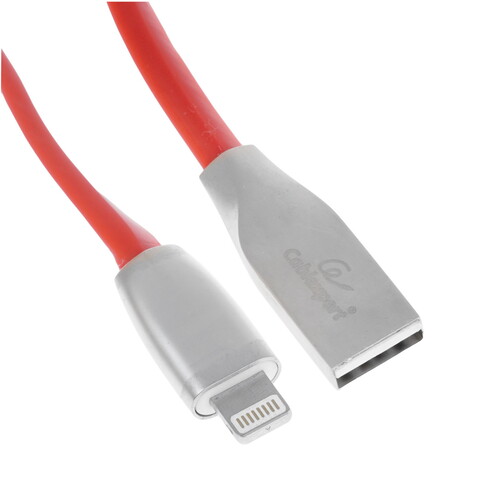 Купить Кабель круглый Cablexpert Lightning 8-pin - USB 2.0 Type-A красный 1 м  5485446. Характеристики, отзывы и цены в Донецке