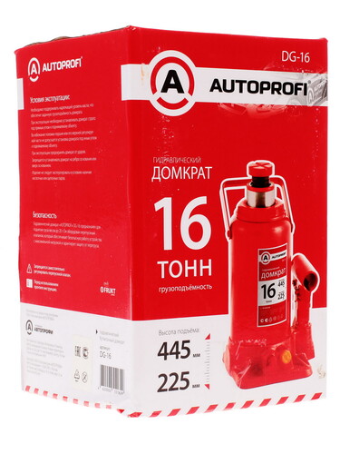 Купить Домкрат Autoprofi DG-16  1074042. Характеристики, отзывы и цены в Донецке