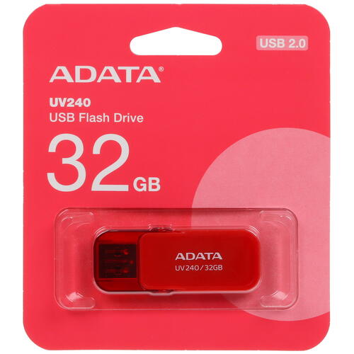 Купить Память USB Flash 32 ГБ ADATA UV240 [AUV240-32G-RRD]  5450134. Характеристики, отзывы и цены в Донецке