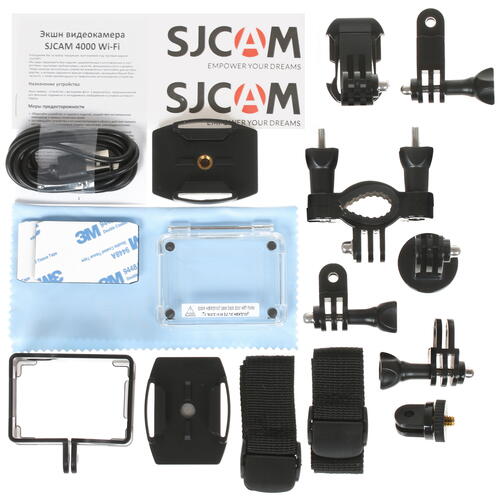 Купить Экшн-камера SJCAM SJ4000 WiFi черный  1021404. Характеристики, отзывы и цены в Донецке
