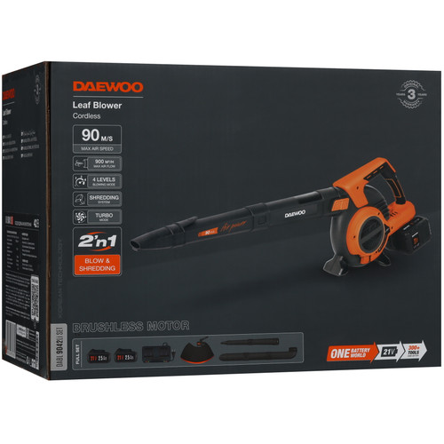 Купить Воздуходувка-пылесос DAEWOO DABL 9042Li SET 21V  5473959. Характеристики, отзывы и цены в Донецке