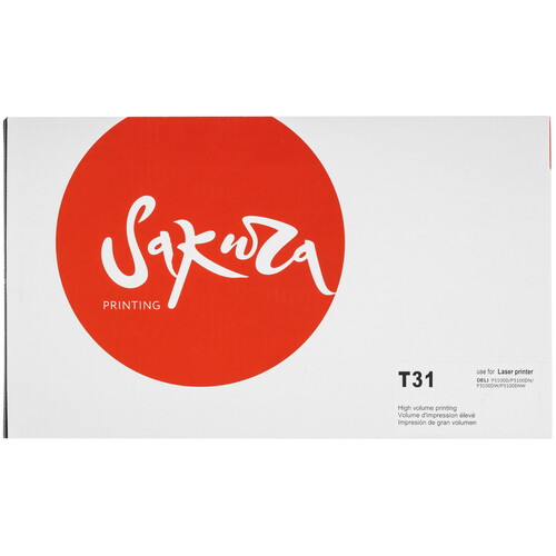 Купить Картридж лазерный Sakura T31 черный, с чипом  5601968. Характеристики, отзывы и цены в Донецке