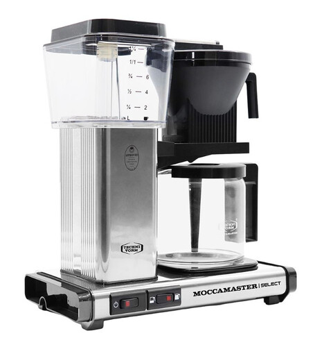 Купить Кофеварка капельная Moccamaster KBG Select 53981 серебристый  9076810. Характеристики, отзывы и цены в Донецке