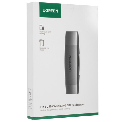 Купить Кард-ридер UGREEN CM304  9179462. Характеристики, отзывы и цены в Донецке