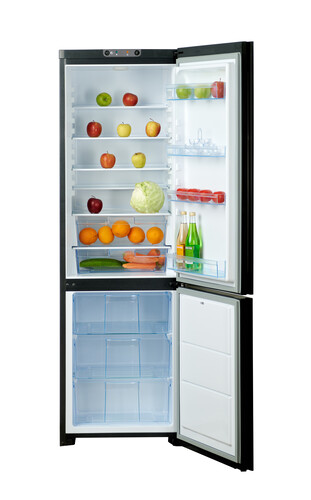 Купить Холодильник с морозильником   ОРСК-175 G glass ZAKAT красный  9280740. Характеристики, отзывы и цены в Донецке