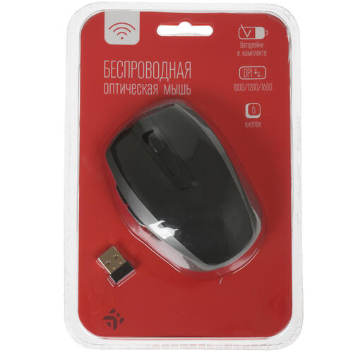 Купить Мышь беспроводная DEXP WM-901BU  черный  1102434. Характеристики, отзывы и цены в Донецке