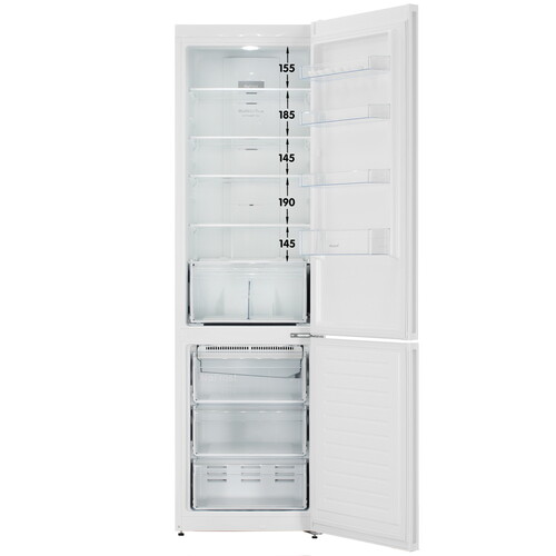 Купить Холодильник с морозильником   Weissgauff CBN2WC2W2 белый  9285226. Характеристики, отзывы и цены в Донецке