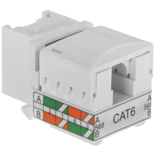 Купить Модуль Keystone Lanmaster LAN-OK45U6/90P-WH  9242125. Характеристики, отзывы и цены в Донецке